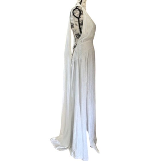 Free People Beach Maxi dress with Shoulder Draping - Picture 2 of 11